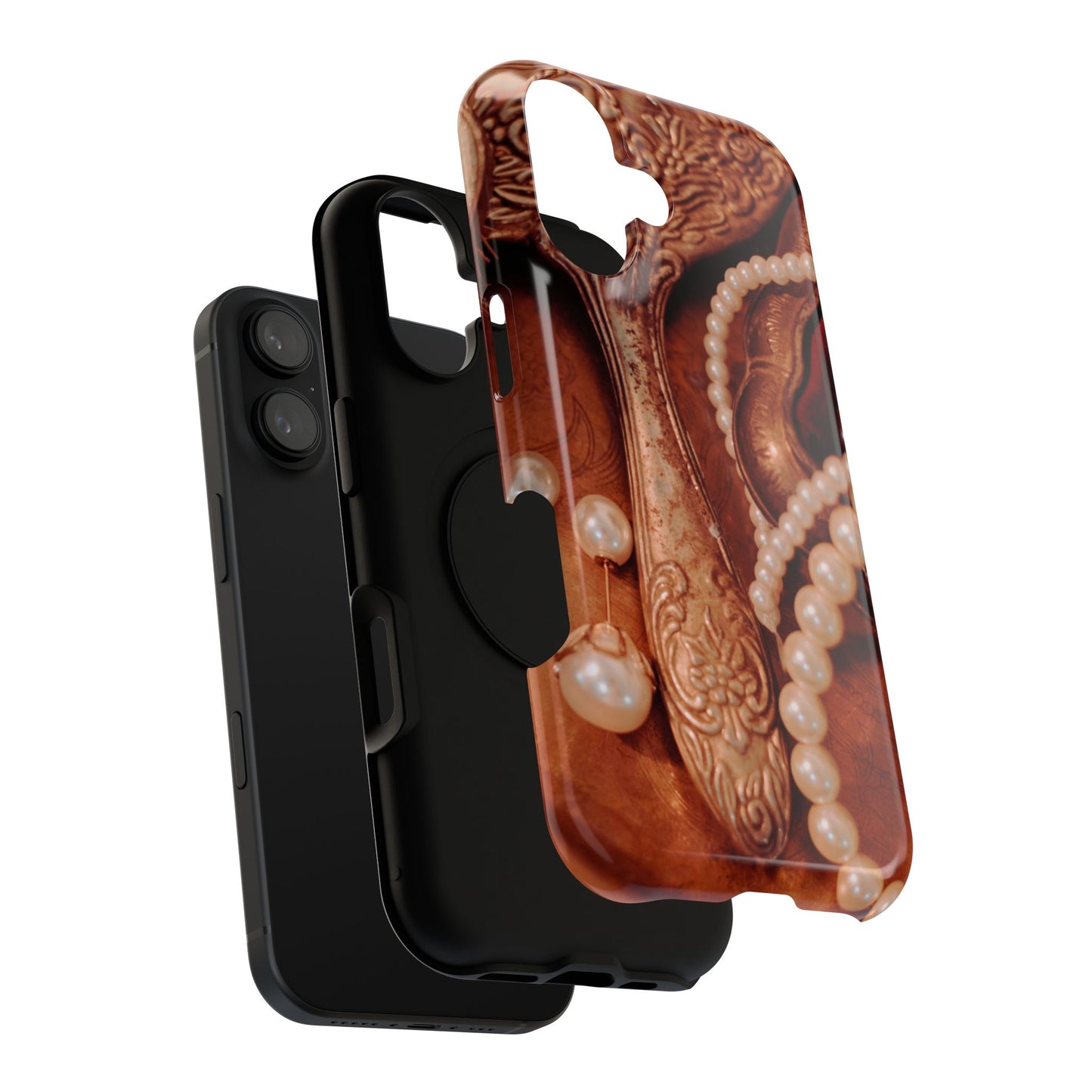 Impact-Resistant Phone Case – Bronze Vanity