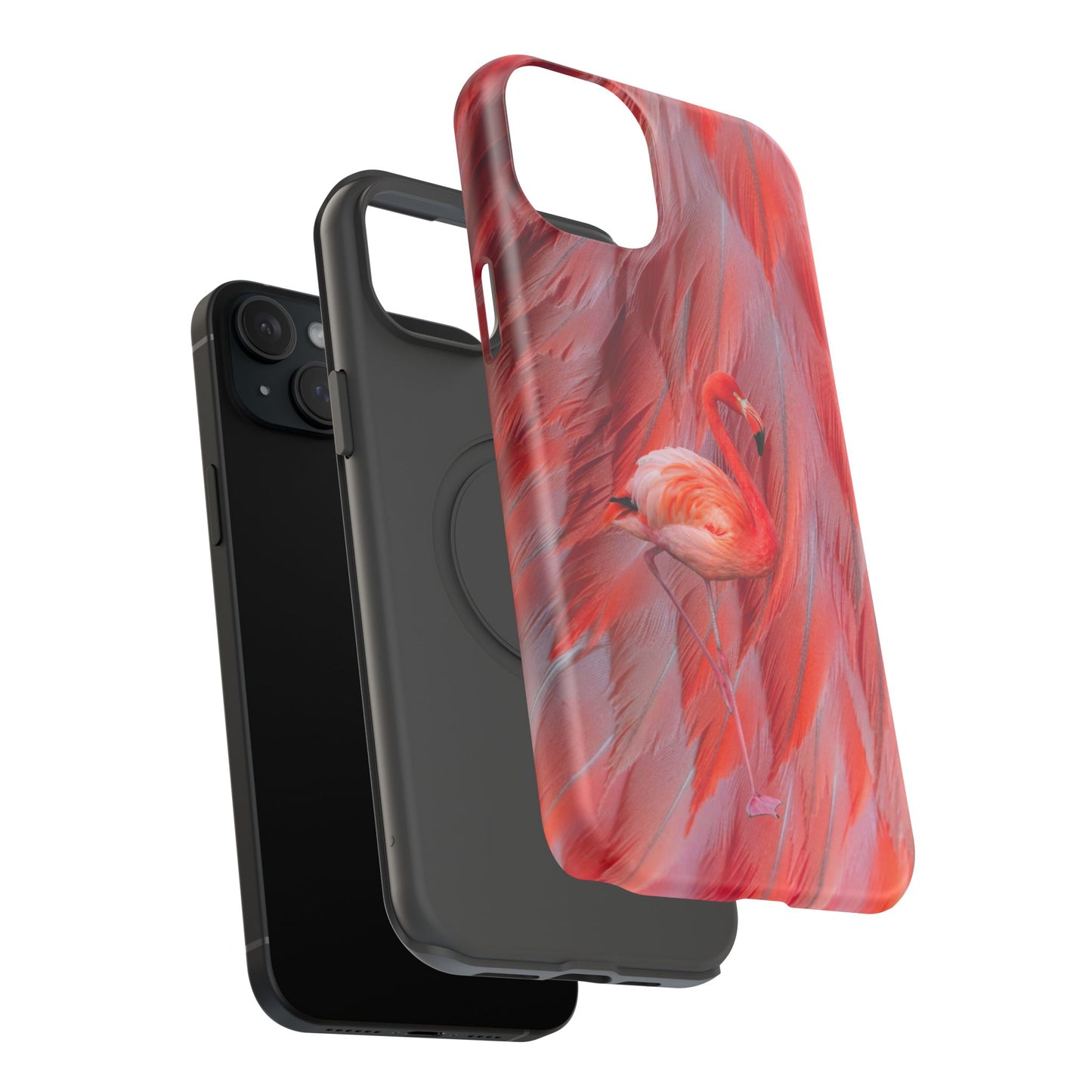 Impact-Resistant Phone Case – Scarlet Plume