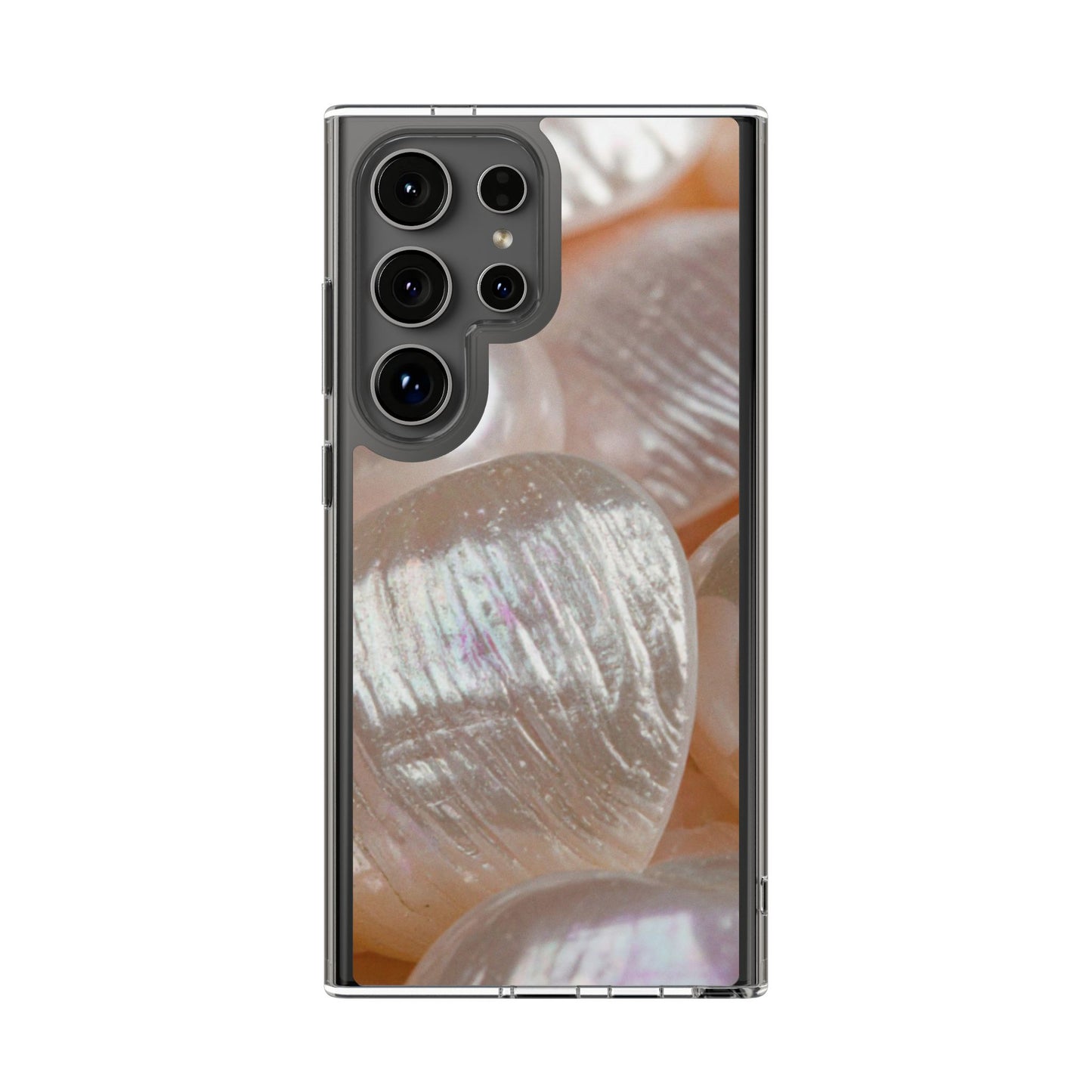 Clear Phone Case – Blush Pearl