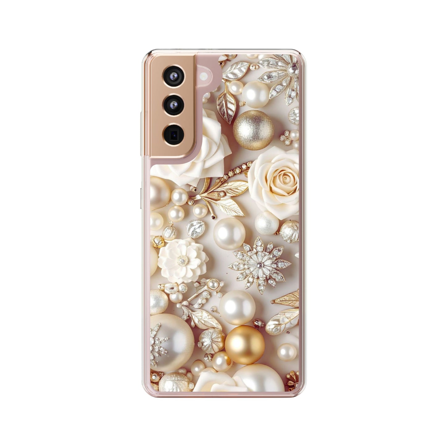 Clear Phone Case – Ivory Opulence