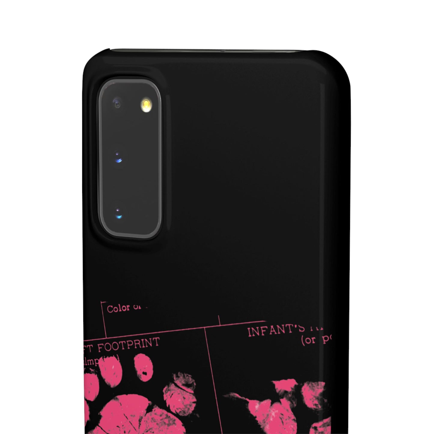 Snap Phone Case – Mom’s Little Pink Footprints
