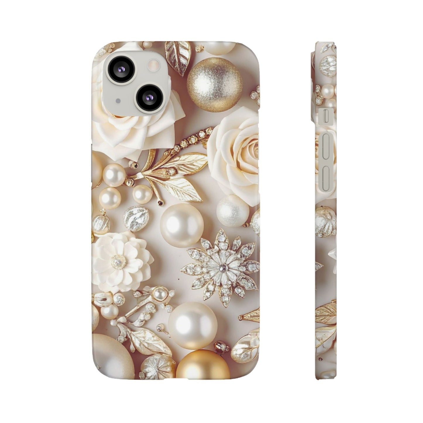 Snap Phone Case – Ivory Opulence
