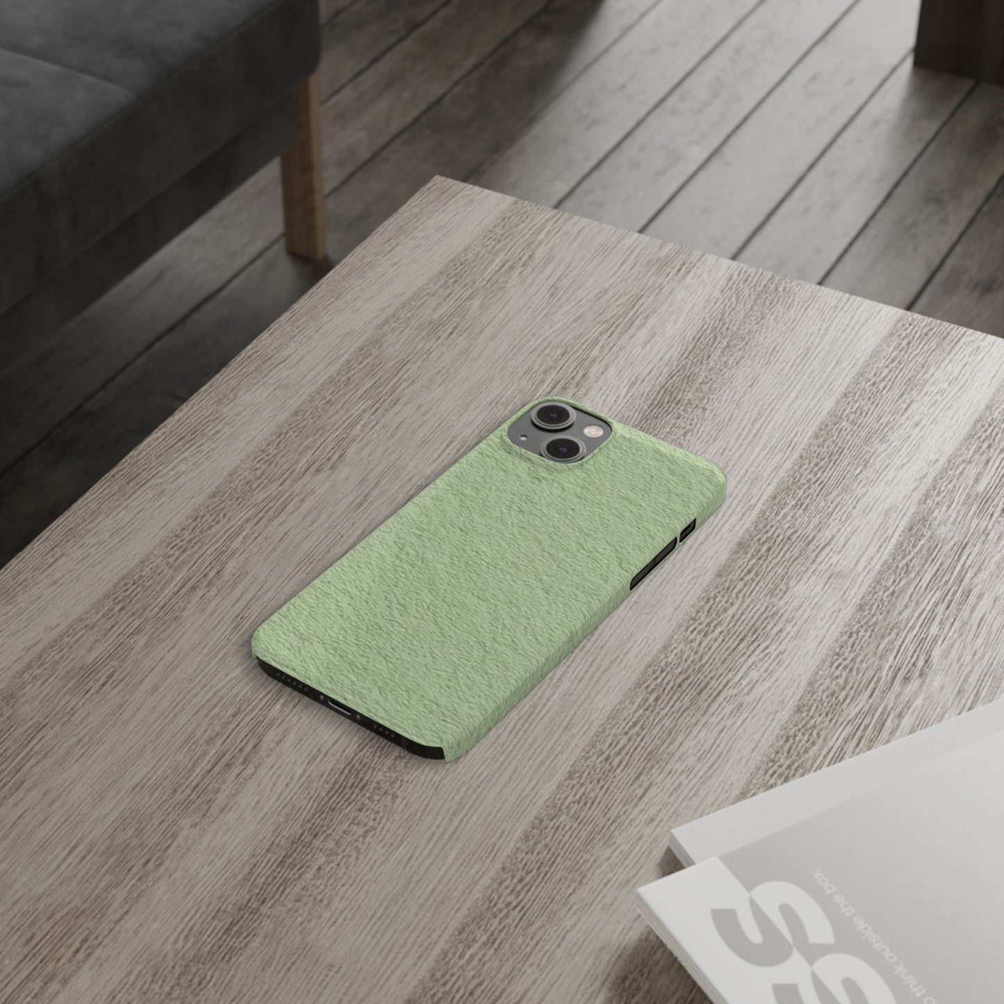 Slim Phone Case – Matcha Wash