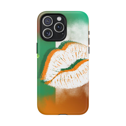 Dual-Layer Phone Case – Irish Lip St. Patrick’s Day Design