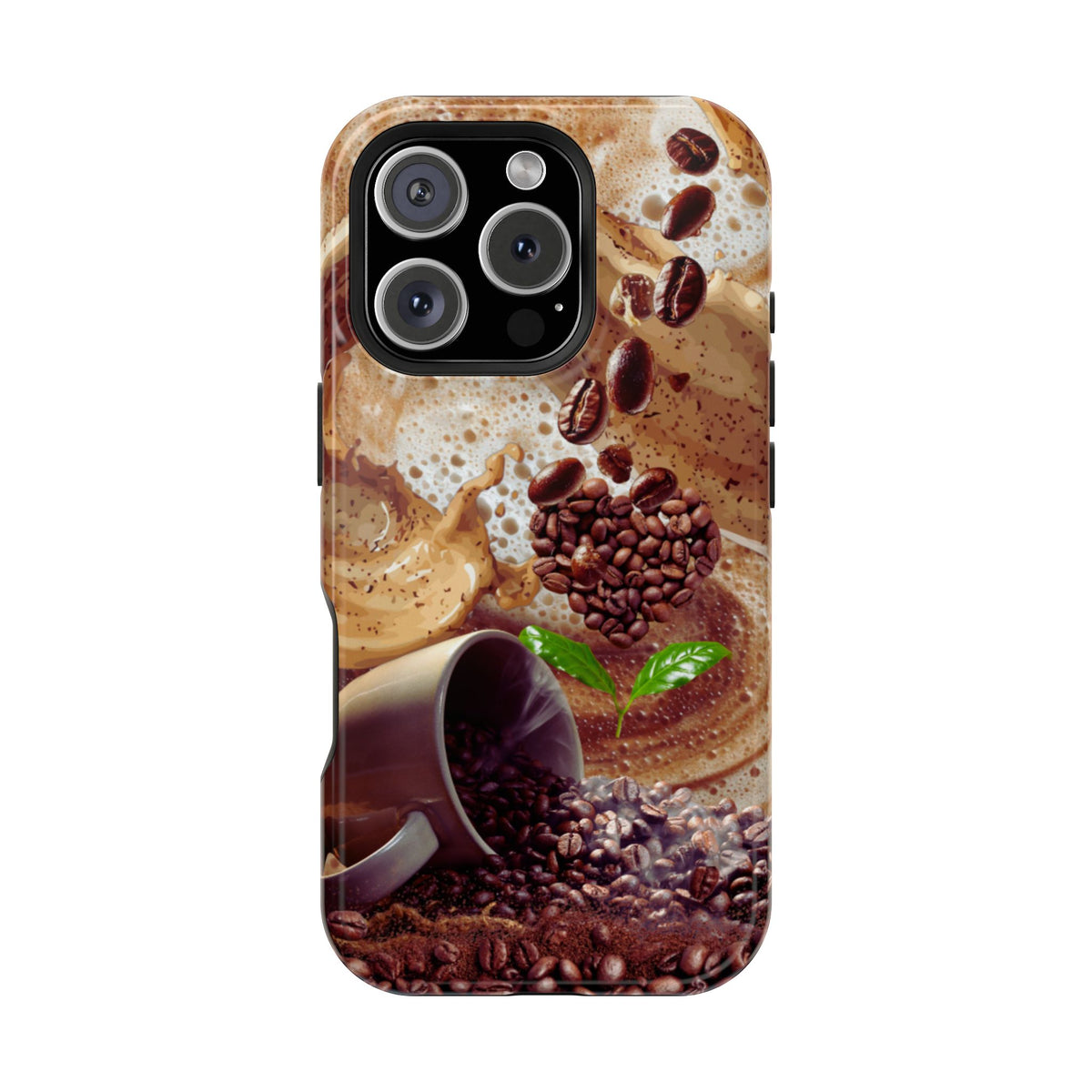 Impact-Resistant Phone Case – Love at First Sip – Compatible with iPhone 11–17 & Samsung Galaxy S22–S26 Series