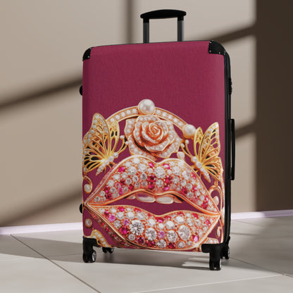 Hardshell Suitcase – Kiss of Gold