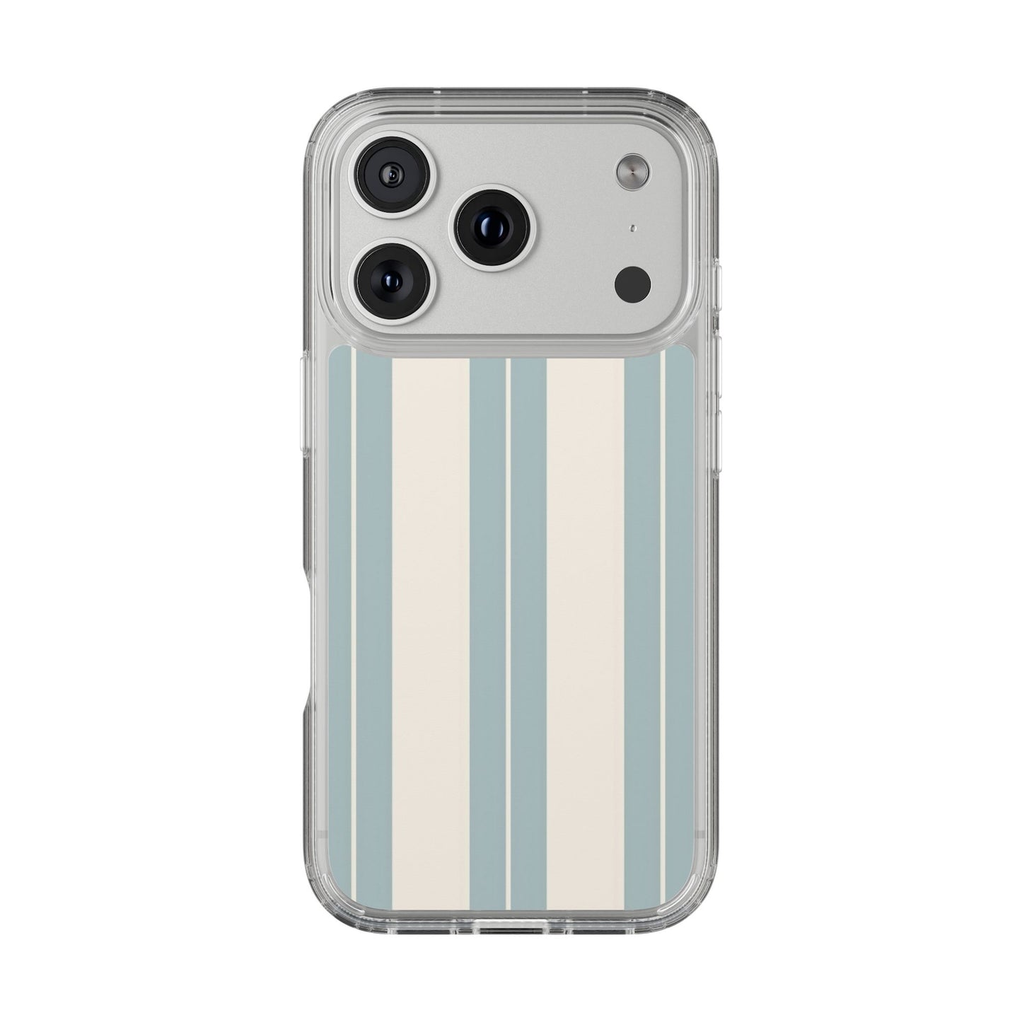 Clear Phone Case – Coastal Stripe