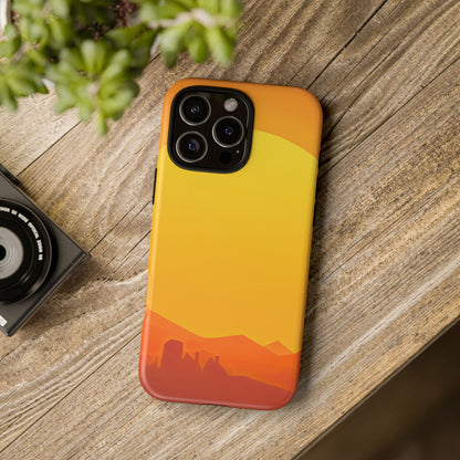 Protective Phone Case – Desert Sunrise