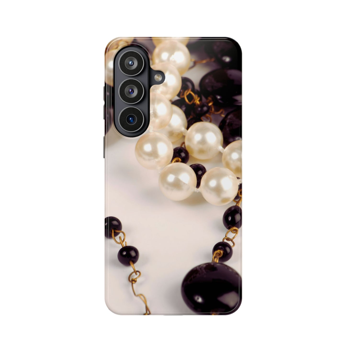 Wireless-Charging Compatible Case – Noir Pearl
