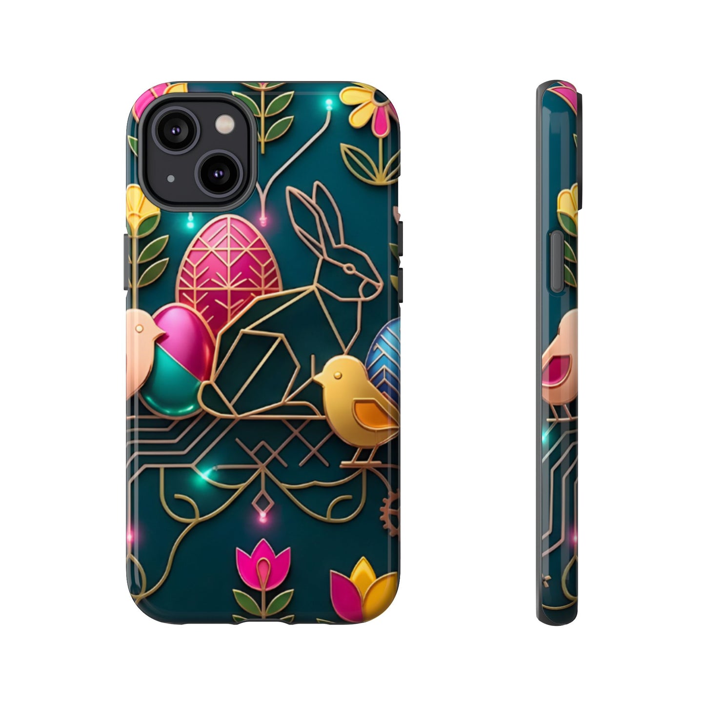 Protective Phone Case – Jeweled Garden
