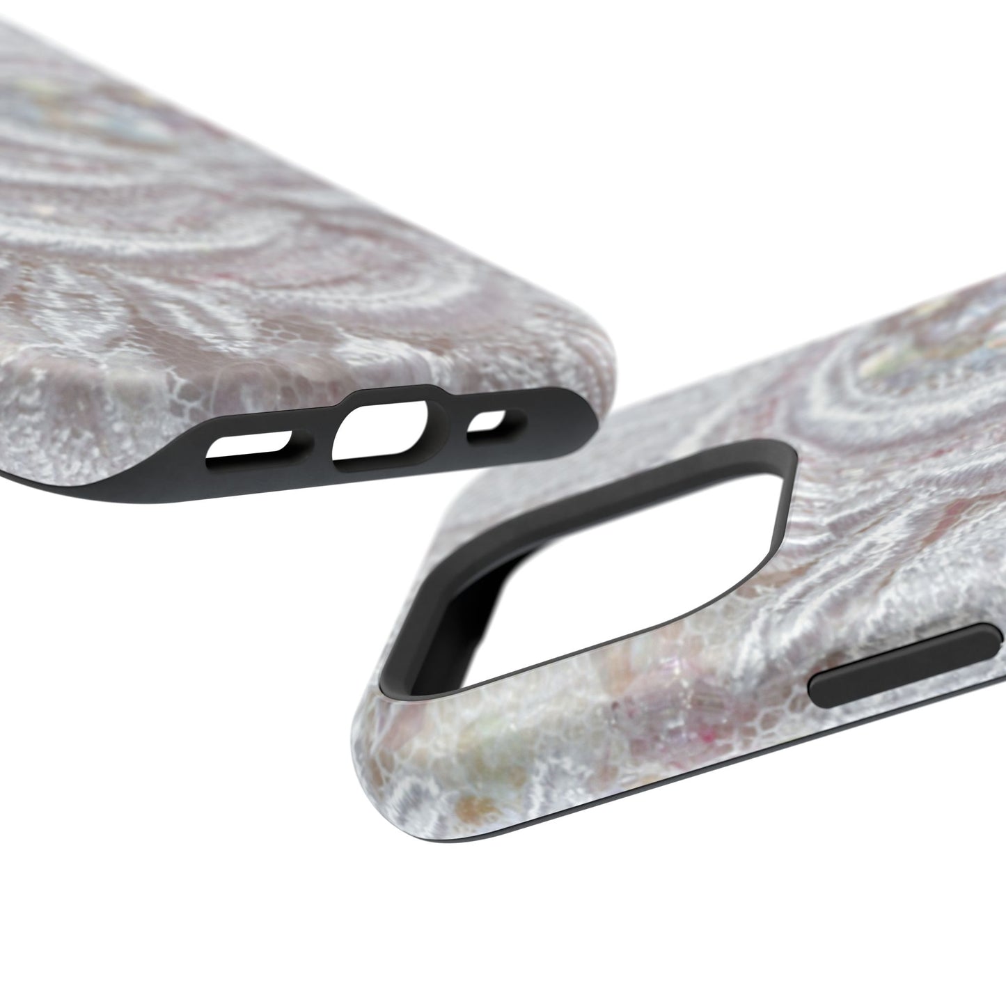 Wireless-Charging Compatible Case – Lace Veil