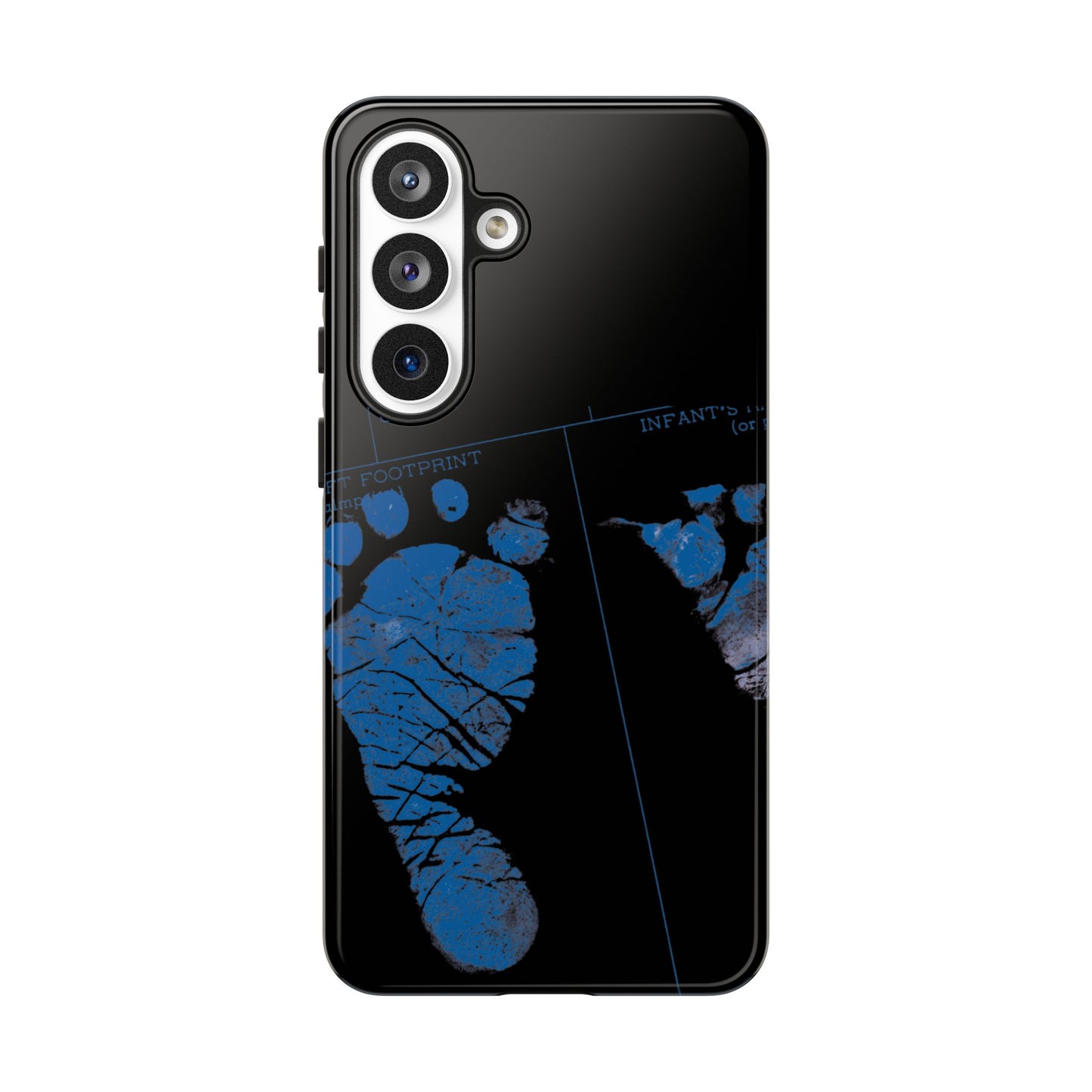 Protective Phone Case – Mom’s Little Blue Footprints