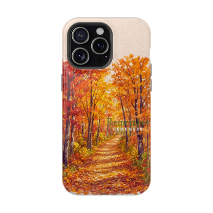Impact-Resistant Phone Case – Autumn Remembered – Compatible with iPhone 11–17 & Samsung Galaxy S22–S26 Series