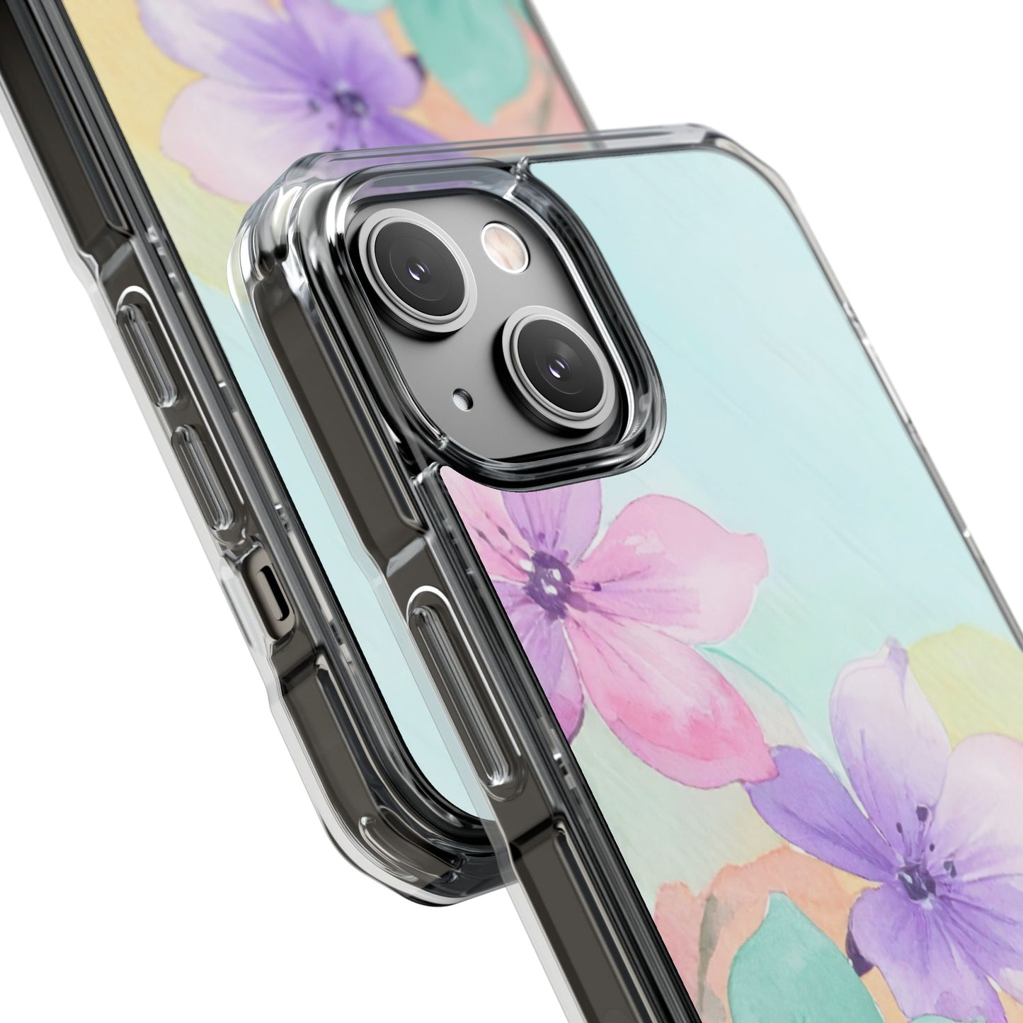 Clear Magnetic Phone Case – Water Petal