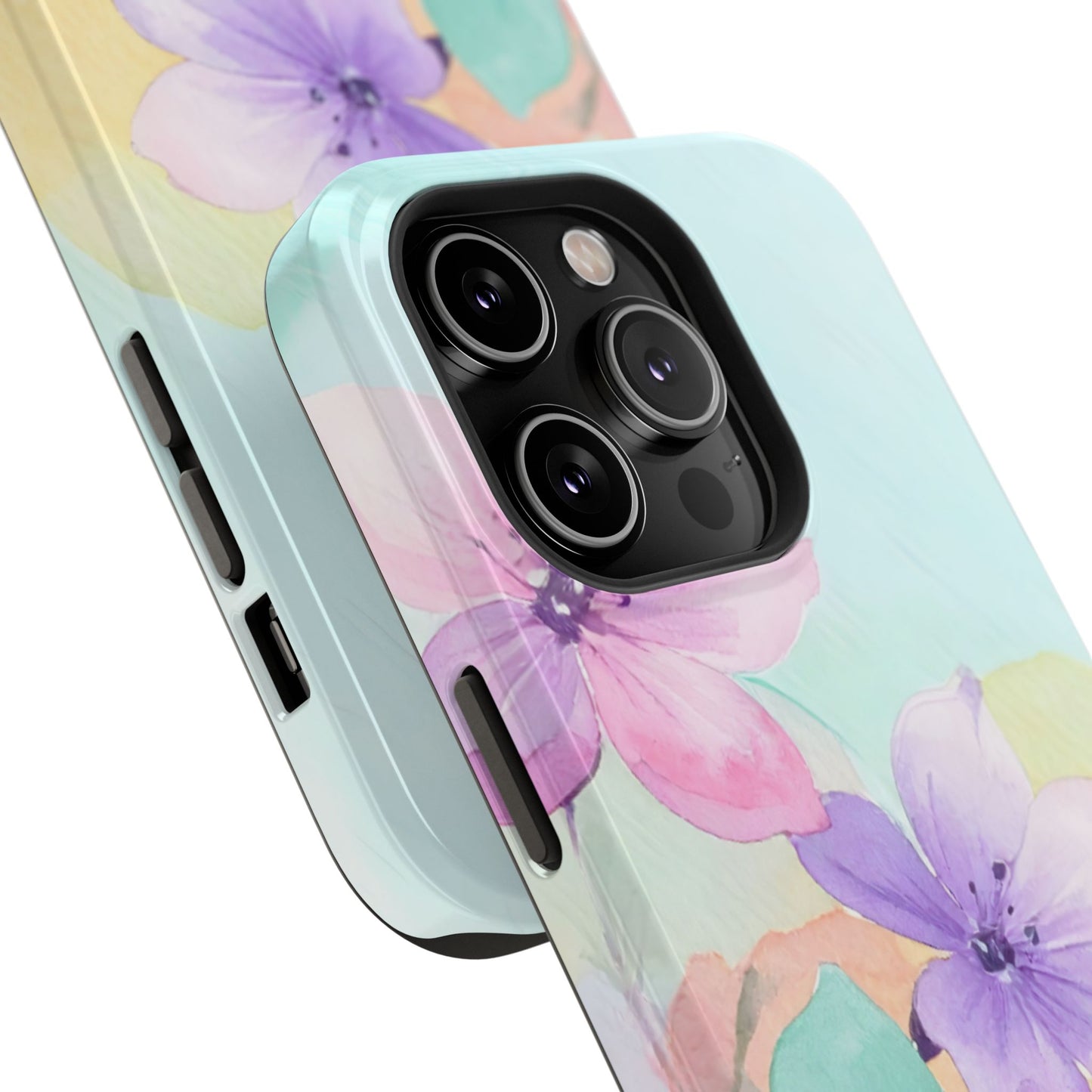 Impact-Resistant Phone Case – Water Petal