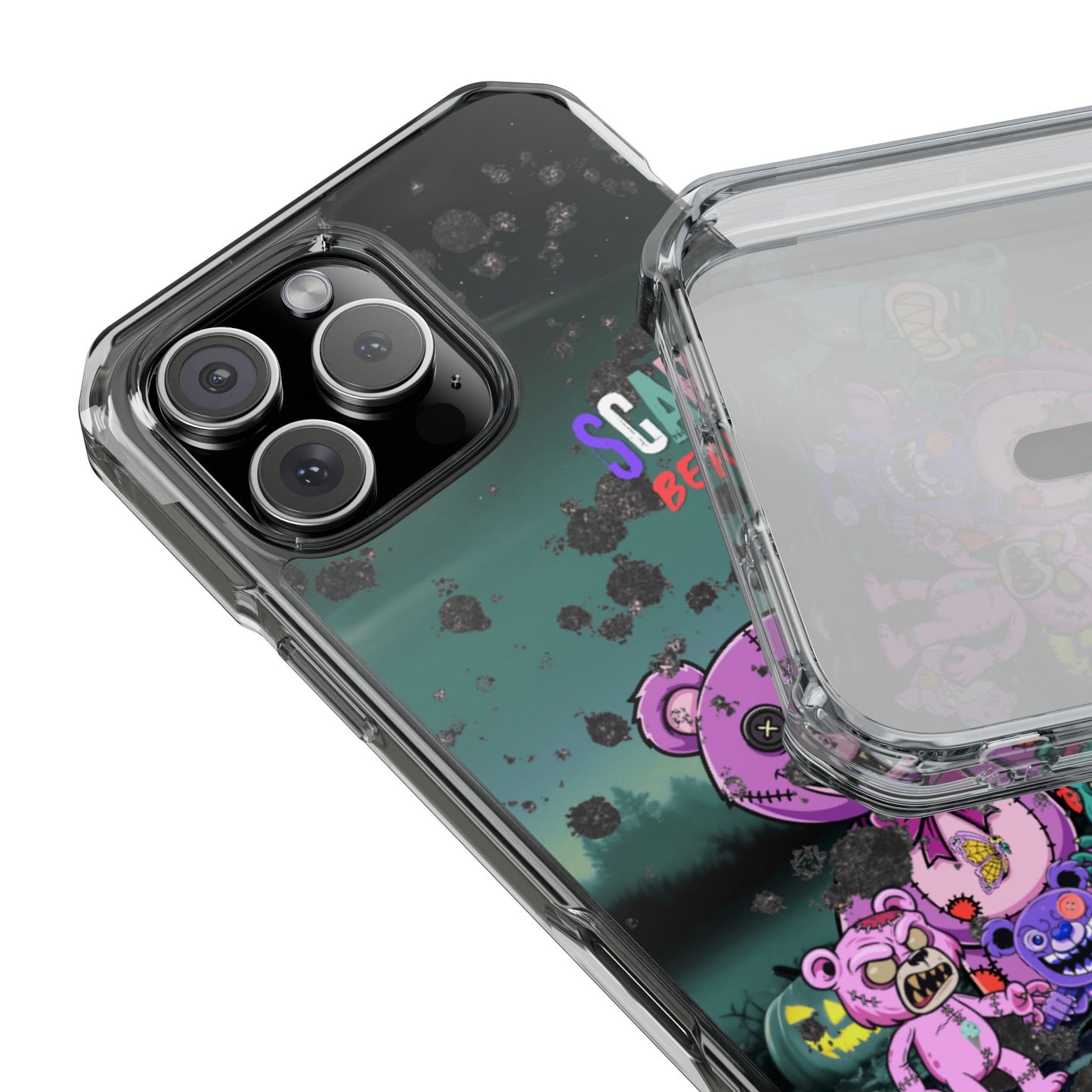 Clear Magnetic Phone Case – Scare Bears