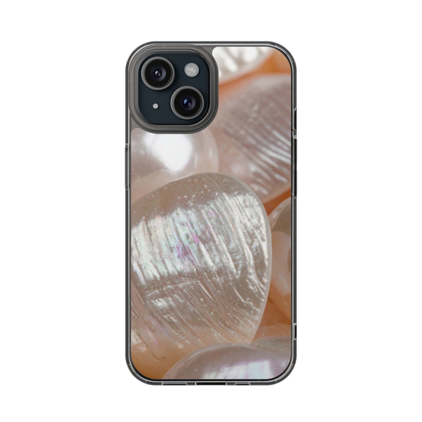 Clear Magnetic Phone Case – Blush Pearl