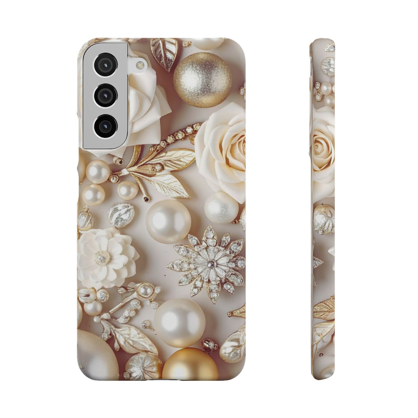 Snap Phone Case – Ivory Opulence