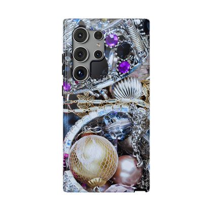 Impact-Resistant Phone Case – Chrome Jewel