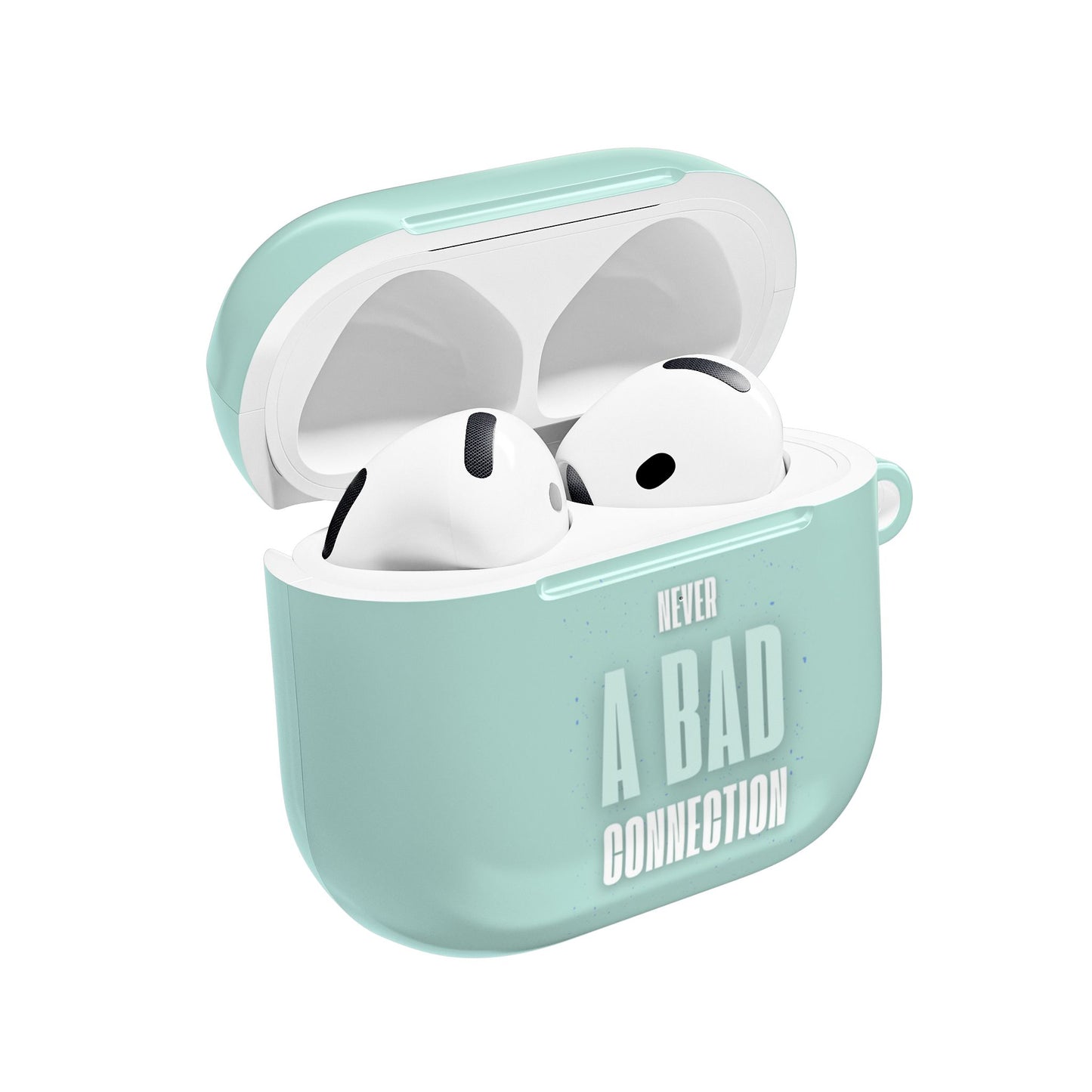 Earbud Case Cover – Never a Bad Connection Mint Ice Cream