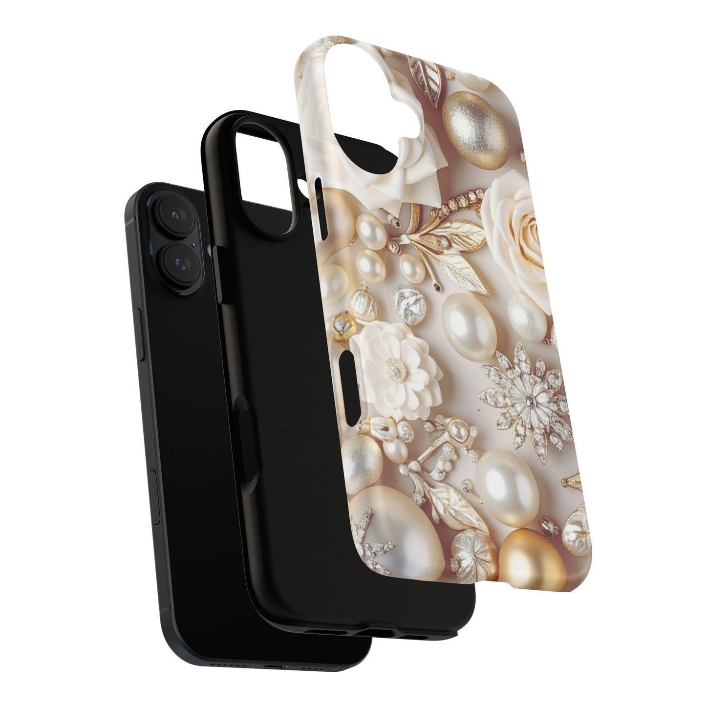 Protective Magnetic Phone Case – Ivory Opulence