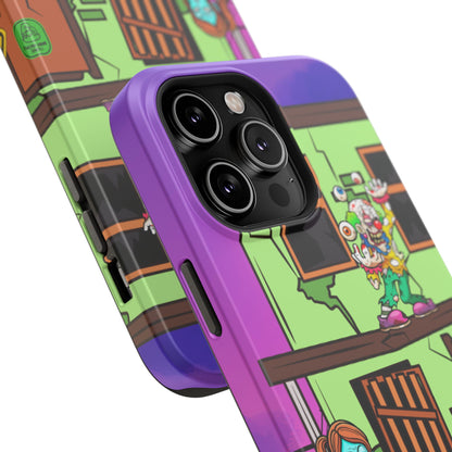 Zombie Arcade Phone Case — Colorful Cartoon Horror Impact-Resistant iPhone Cover