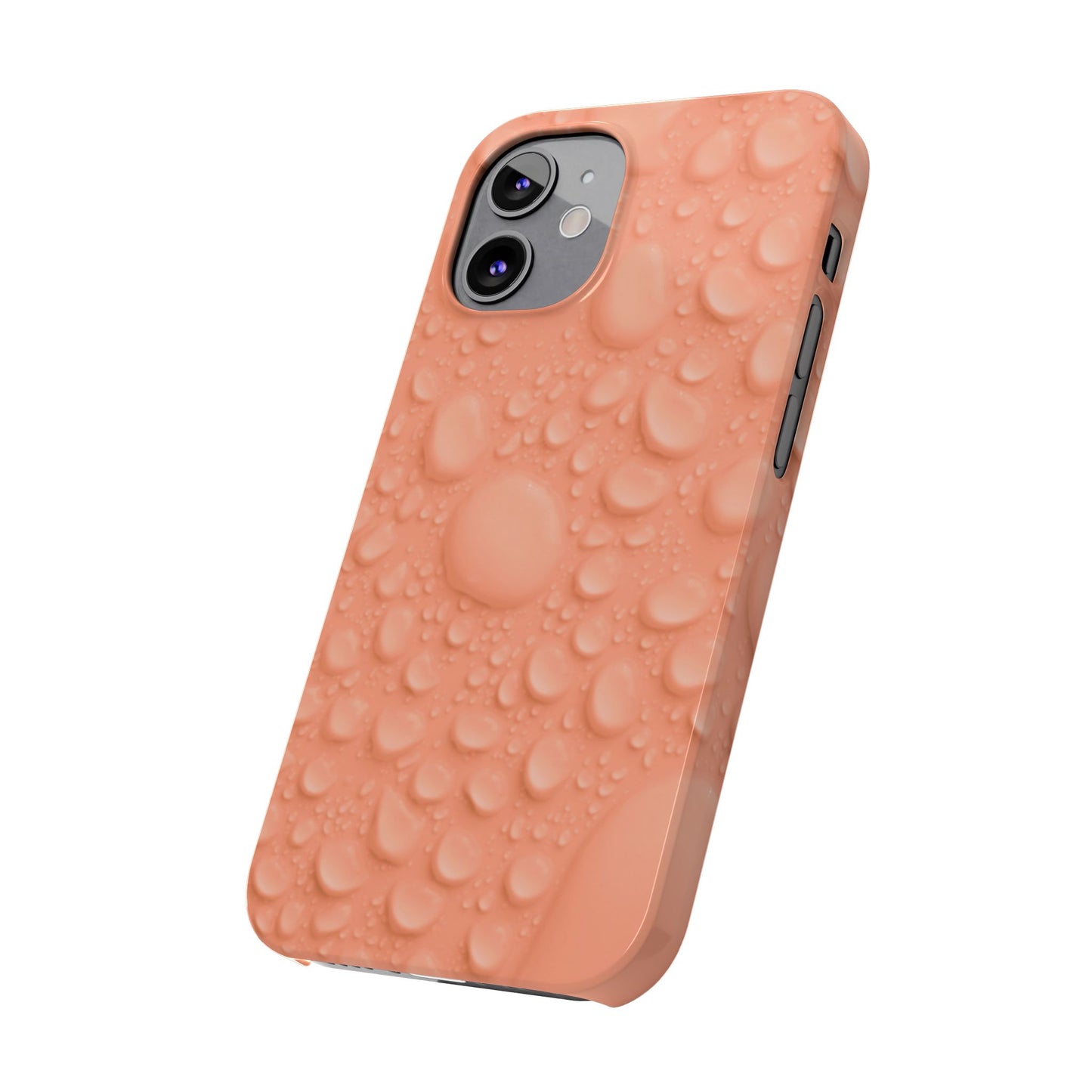 Slim Phone Case – Apricot Rain