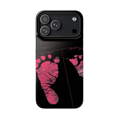 Snap Phone Case – Mom’s Little Pink Footprints