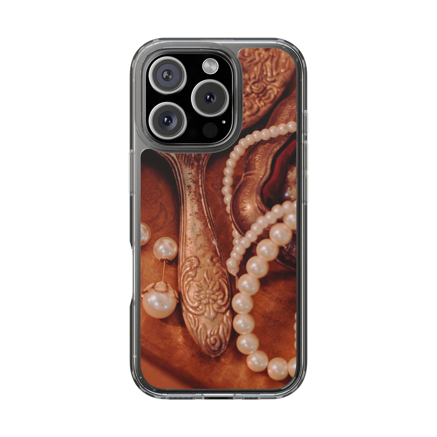 Clear Phone Case – Bronze Vanity