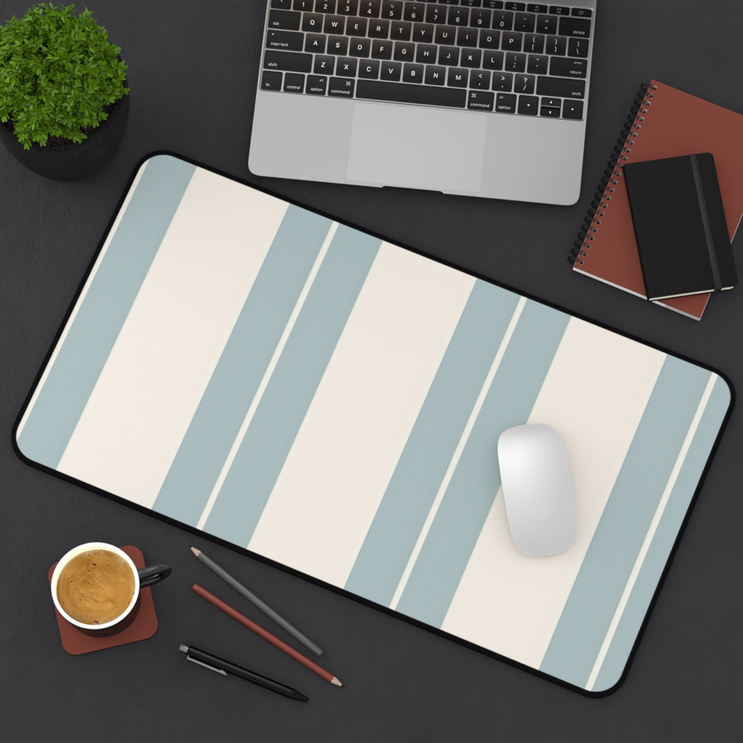 Desk Mat – Coastal Stripe