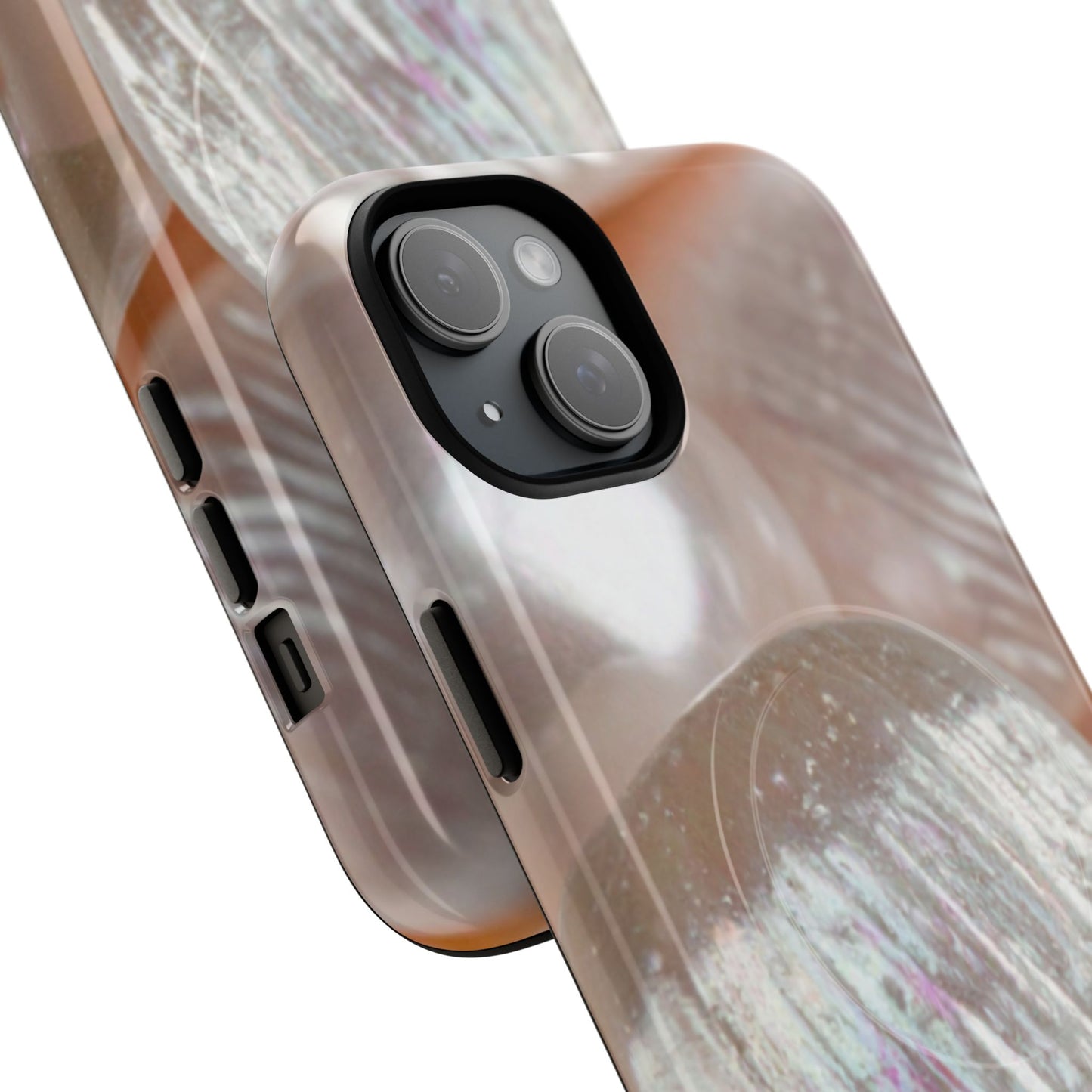 Protective Magnetic Phone Case – Blush Pearl