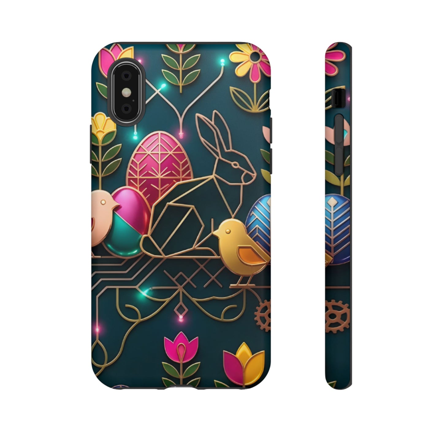 Protective Phone Case – Jeweled Garden