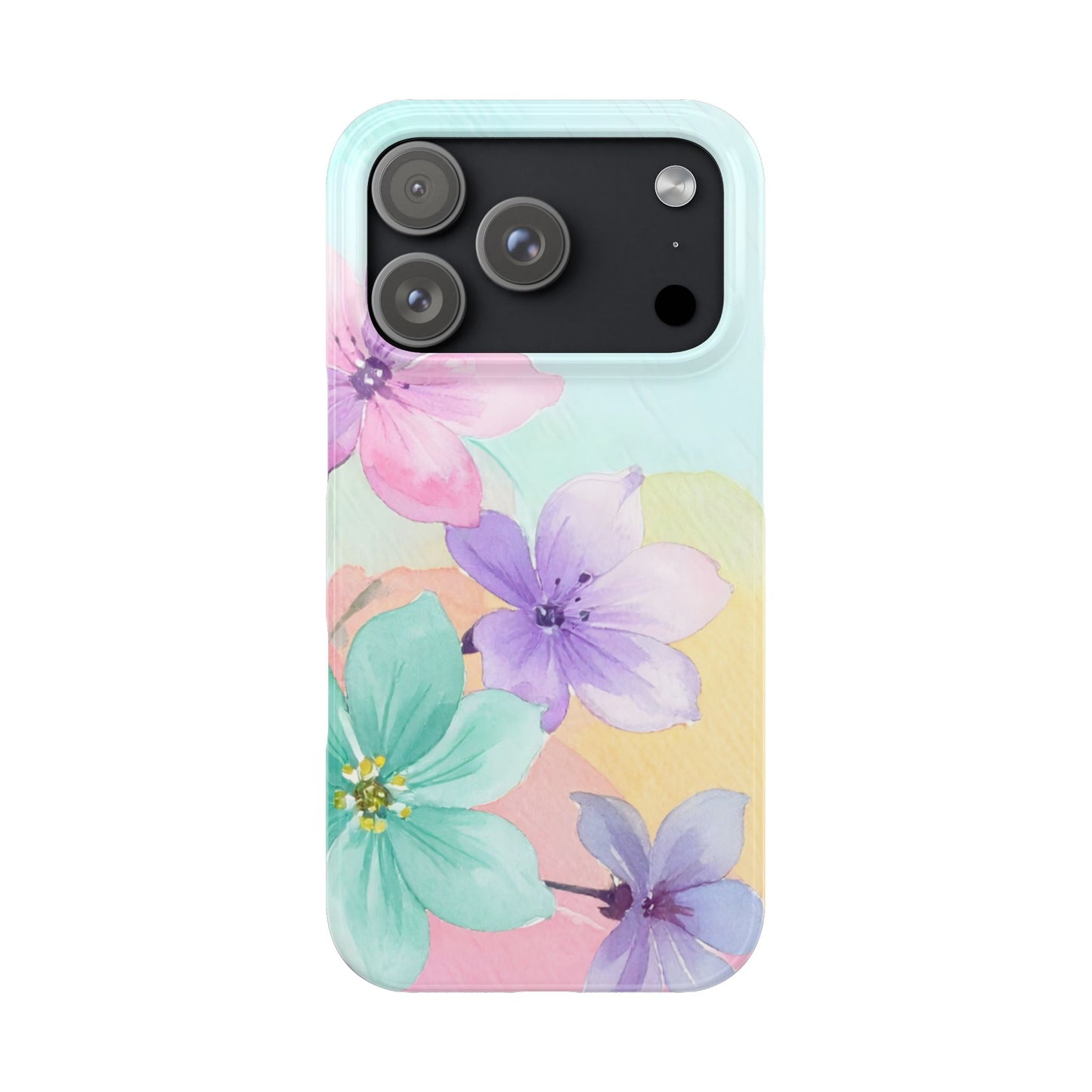 Slim Phone Case – Water Petal