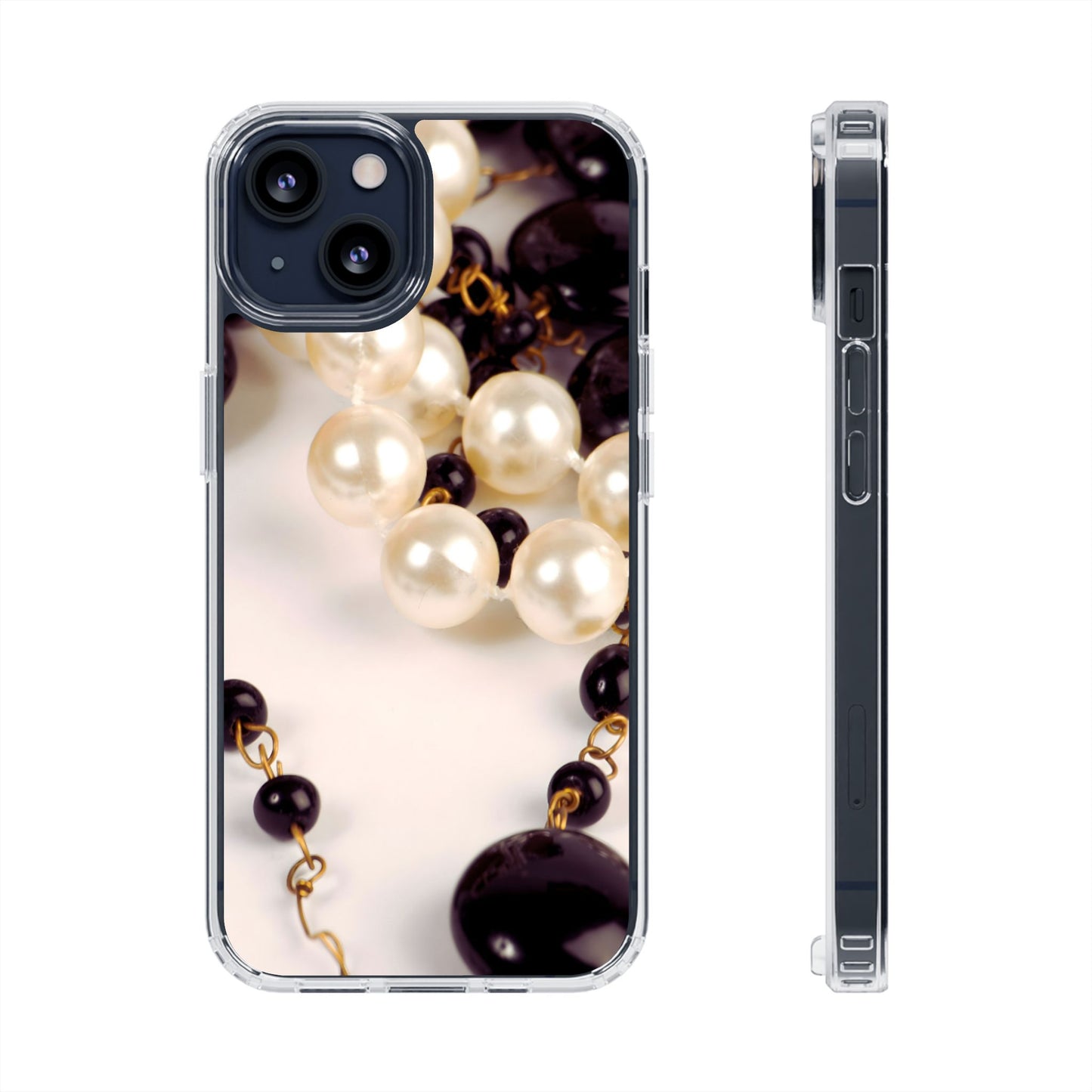 Clear Magnetic Phone Case – Noir Pearl