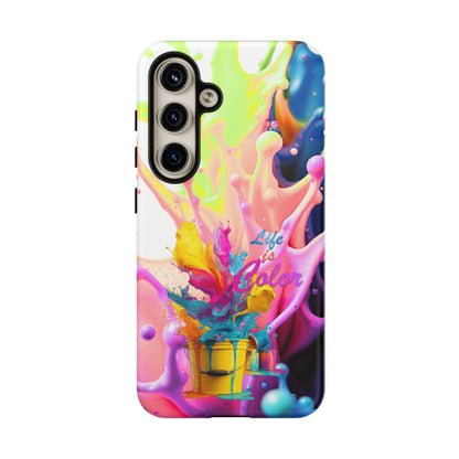 Color Splash Phone Case — “Life in Color” Protective Tough Case