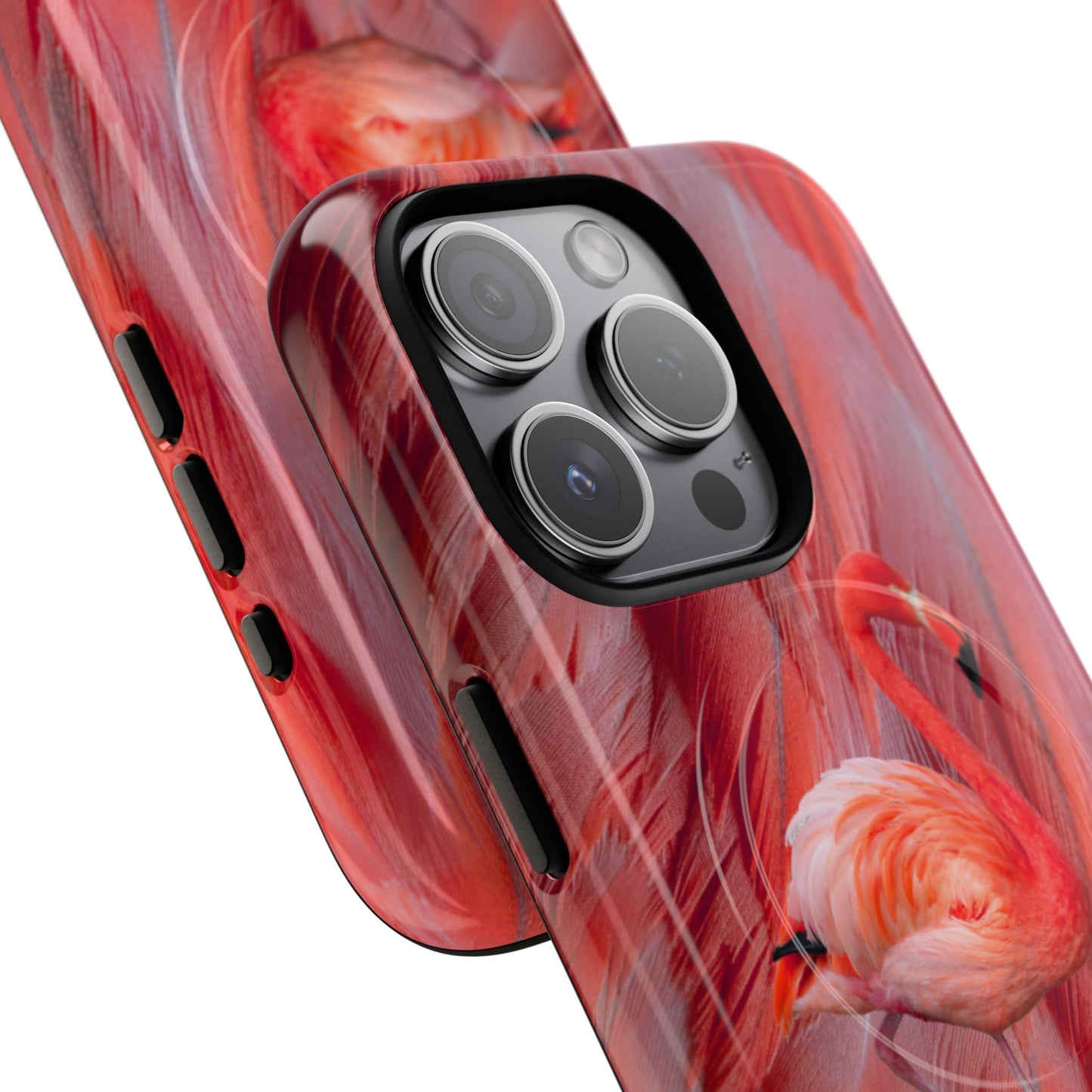 Protective Magnetic Phone Case – Scarlet Plume