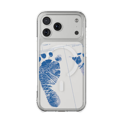 Clear Magnetic Phone Case – Mom’s Little Blue Footprints