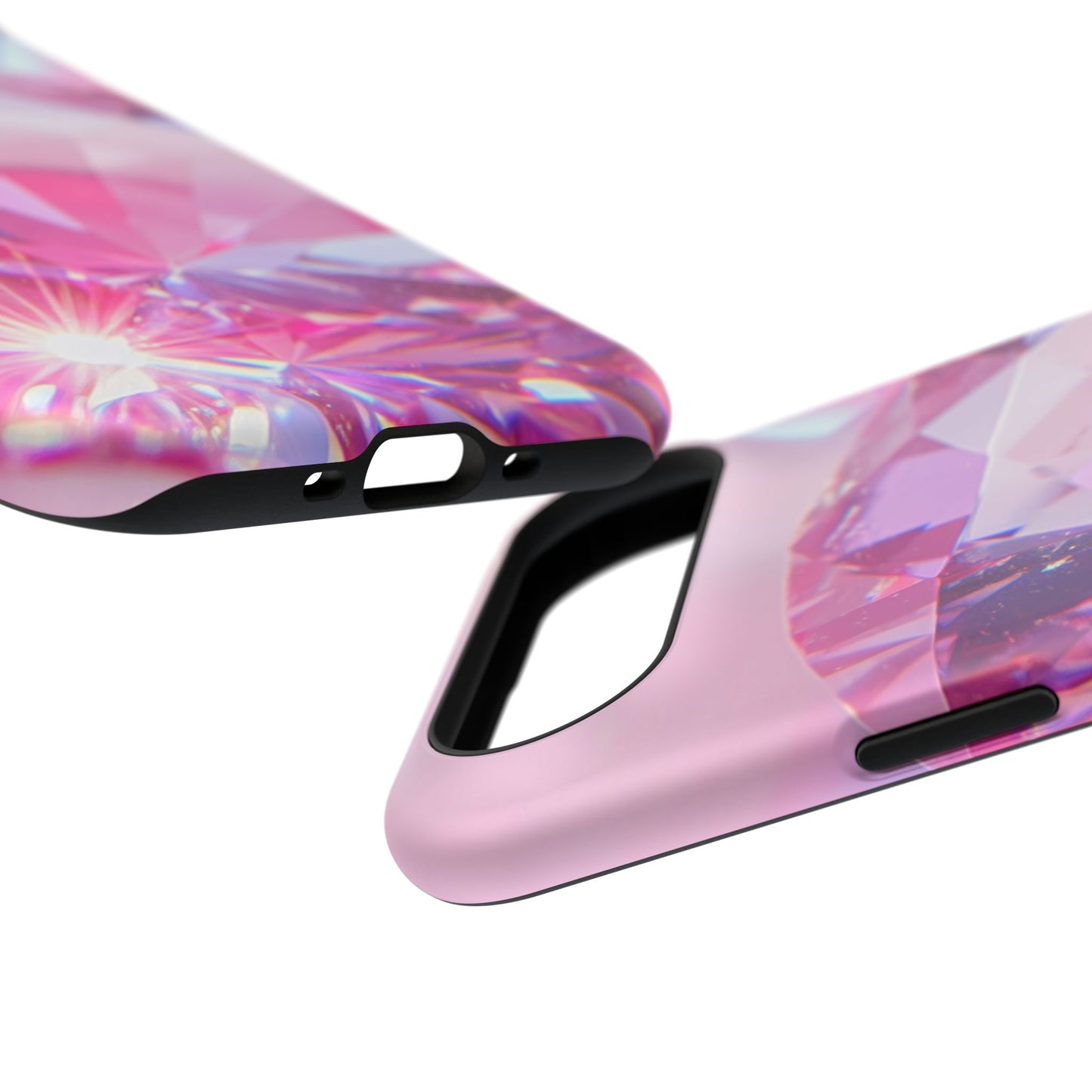 Impact-Resistant Phone Case – Pink Ice