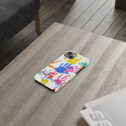 Slim Phone Case – Handprint Memories