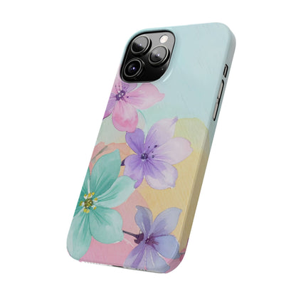 Slim Phone Case – Water Petal