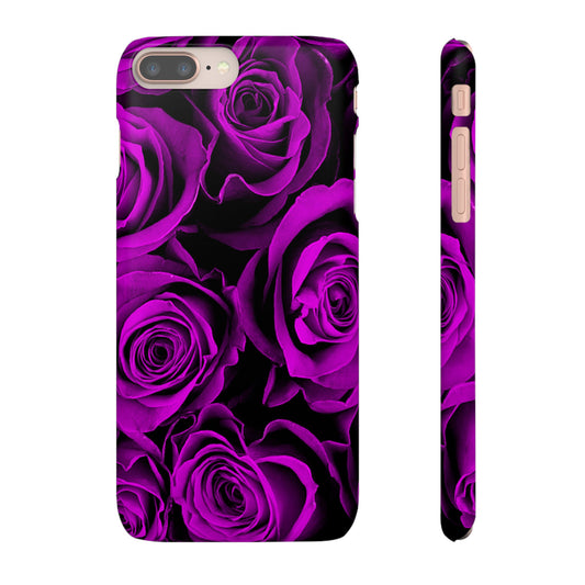 Snap Phone Case – Amethyst Roses