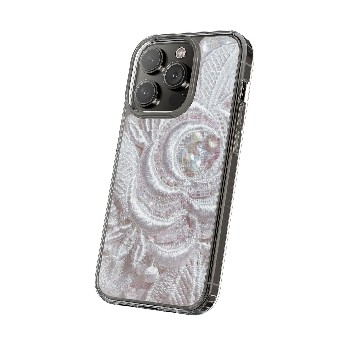 Clear Phone Case – Lace Veil