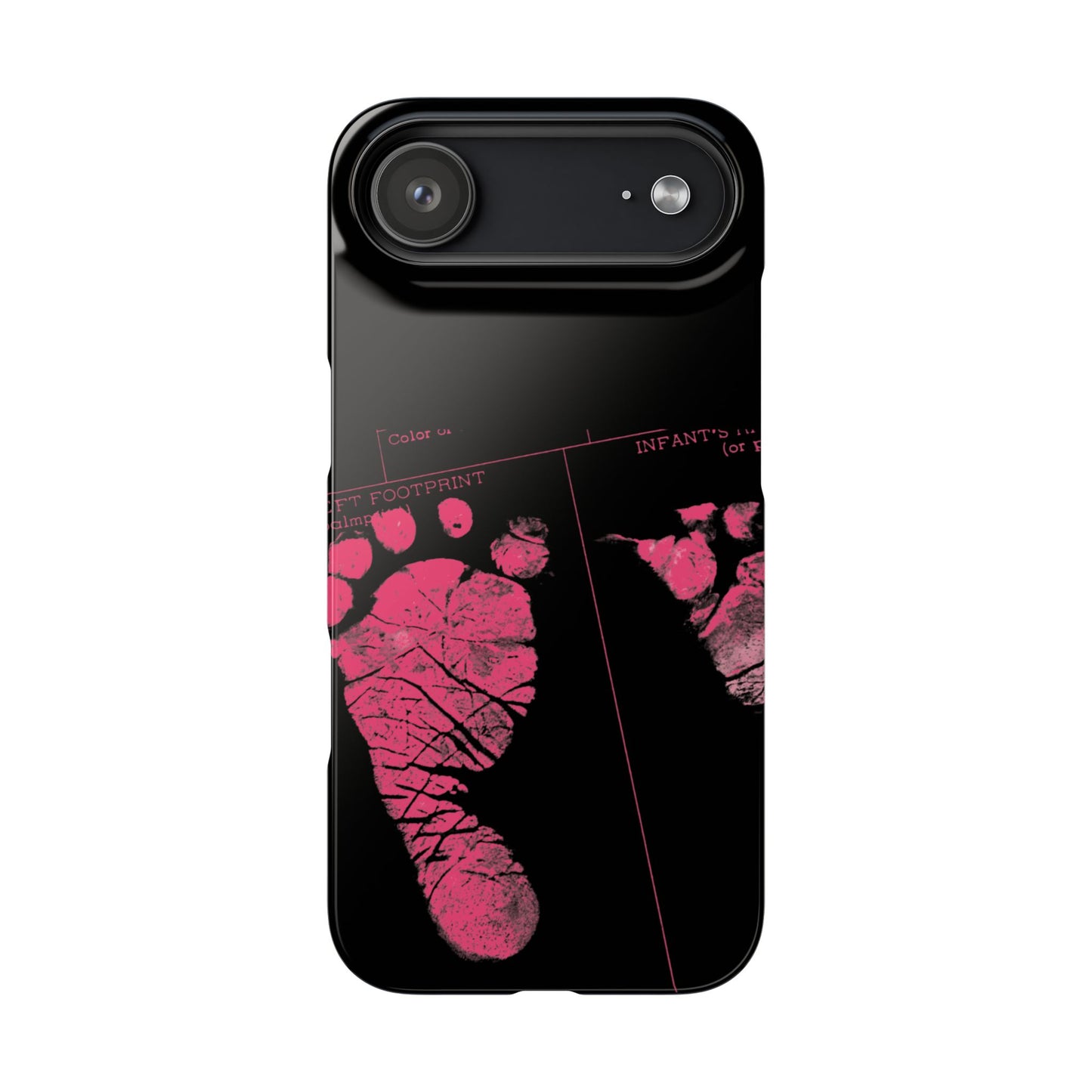 Snap Phone Case – Mom’s Little Pink Footprints