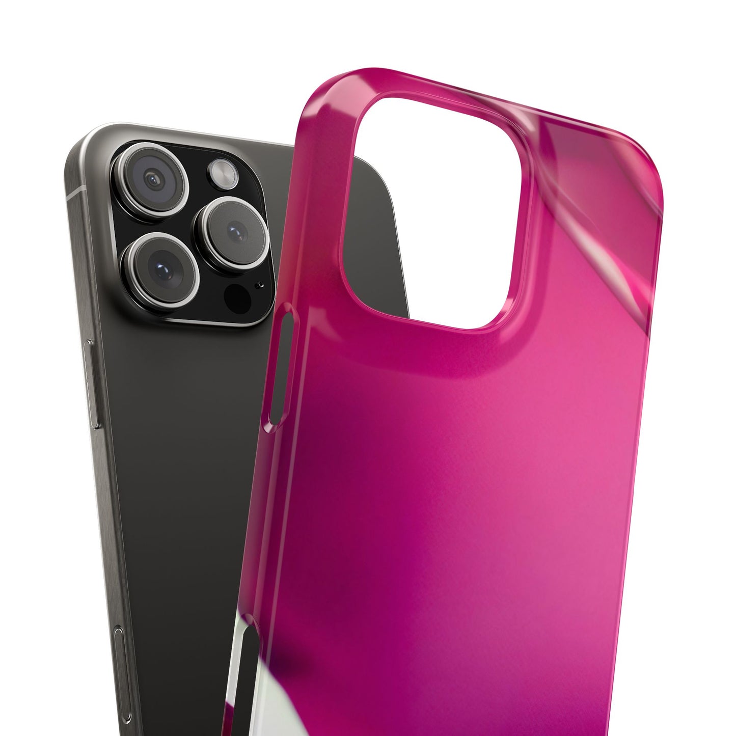 Slim Phone Case – Magenta Motion