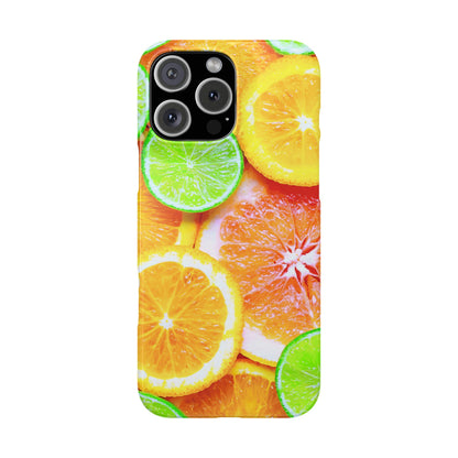 Slim Phone Case – Sunkissed Citrus