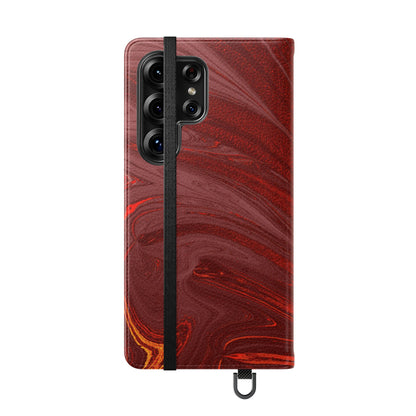 Flip Case – Crimson Current