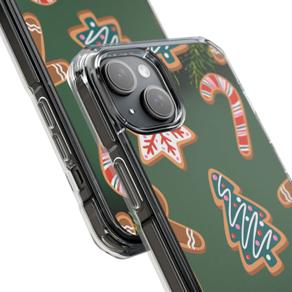 Clear Magnetic Phone Case – Cookie Season – Compatible with iPhone 14–17 Series