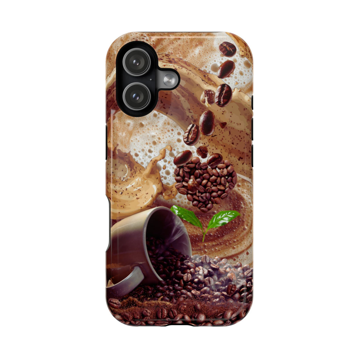 Impact-Resistant Phone Case – Love at First Sip – Compatible with iPhone 11–17 & Samsung Galaxy S22–S26 Series