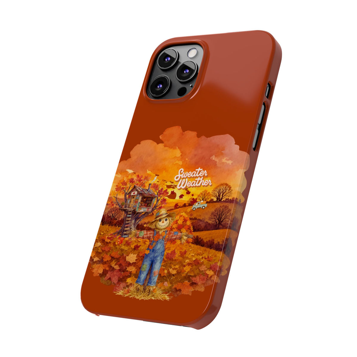 Slim Phone Case – Sweater Weather – Compatible with iPhone 11–17 Series