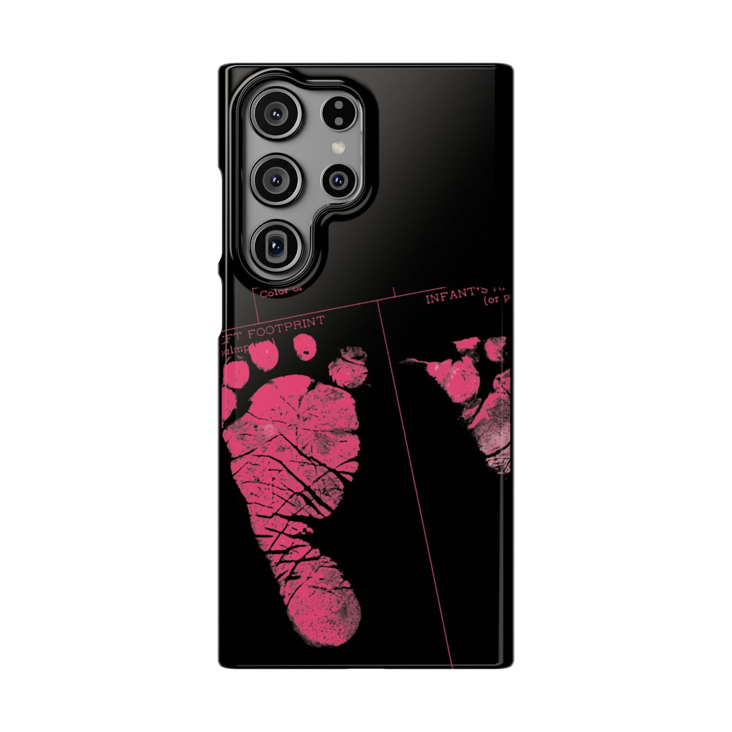 Snap Phone Case – Mom’s Little Pink Footprints